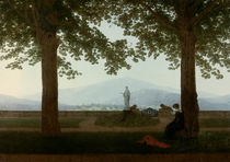 C.D.Friedrich, Gartenterrasse /  um 1811 von klassik art