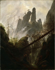 Friedrich / Gorge /  c. 1822 by klassik art