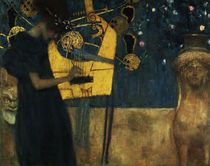 Gustav Klimt / The Music / 1895. by klassik art