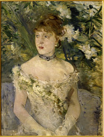 Morisot / Young woman in a ball gown/1879 by klassik art