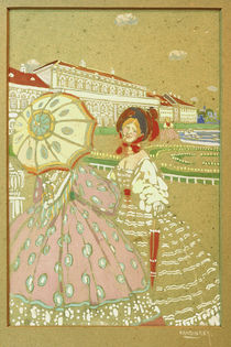 Chat / W. Kandinsky / Gouache 1904 by klassik art