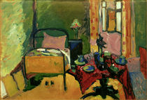 Bedroom in Ainmillerstraße / W. Kandinsky / Painting 1909 by klassik art