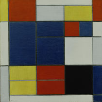Mondrian / Composition with red, .../1920 by klassik art