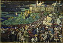 Kandinsky / Arrival of the Merchants by klassik-art
