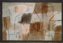 Klee, Ort in Blau und Orange / Gem. 1924 von klassik art