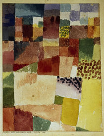 Klee, Motiv aus Hamammet / Aquarell 1914 von klassik art