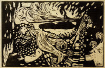 Fuga / W.Kandinsky / Woodcut 1907 by klassik art