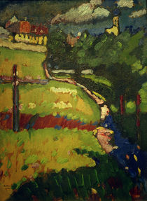 Kandinsky, Studie zu Kirche in Murnau von klassik art