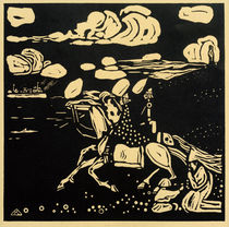 W.Kandinsky, Les Chevaliers (Riders) by klassik art