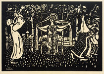 Shawm / W.Kandinsky / Heliogravure 1907 by klassik art
