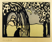 W.Kandinsky, Zwei Frauen in Mondlandschaft von klassik art