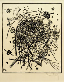 Small Worlds VIII / W. Kandinsky / Woodcut 1922 by klassik art