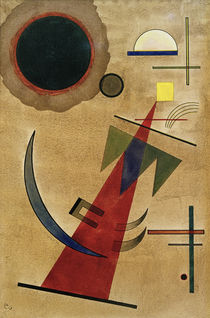 W.Kandinsky, Rot im Spitzform von klassik art
