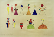 W.Kandinsky, Bilder einer Ausstellung, Figurinen zu Bild XVI von klassik art