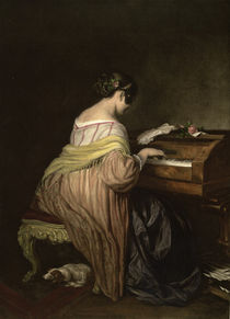 Josef Danhauser, Die Klavierspielerin von klassik art
