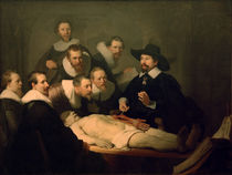 Rembrandt / The Anatomy Lesson of Dr. Nicolaes Tulp. by klassik art