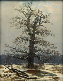 C.D.Friedrich, Oak Tree in Snow / Paint. by klassik art