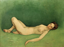 Sleeping Bather / F.Vallotton / Painting 1913 by klassik art