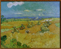 V. v. Gogh, Wheat Field w. Reaper / Ptg./1890 by klassik art