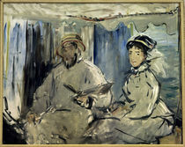 Claude & Camille Monet / Manet / Painting by klassik art