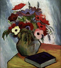 August Macke / Still life with Anenomes by klassik art