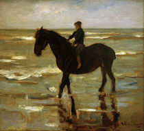 Liebermann / Boy Riding on Beach / 1903 by klassik art