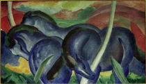 Franz Marc, Die großen blauen Pferde von klassik art