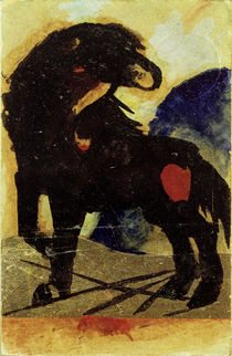 Franz Marc / Little Black Horse by klassik art