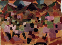 P.Klee, Mit der Bergkette von klassik art