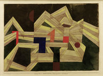 P.Klee, Architecture, transparent-struct. by klassik art
