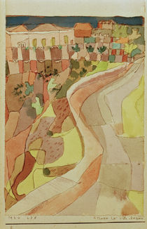 P.Klee, Straße bei Villa Mazzaro von klassik art