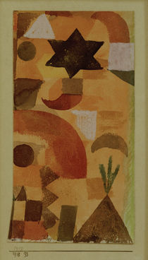 P.Klee, Vignette an Ägypten von klassik art