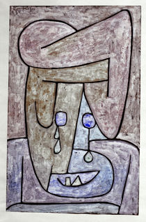 Paul Klee, Weinende Frau von klassik art