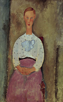 A.Modigliani, Jeune fille au corsage.. by klassik art