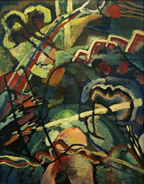 W.Kandinsky, Draft I, White Border by klassik art