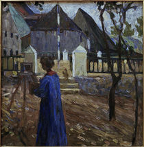  Gabriele Münter Painting II / Kandinsky / Painting, 1903 by klassik art