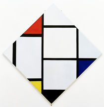 Mondrian, Tableau Nr. IV; Rautenform von klassik art