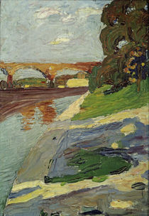 Kandinsky / Isar at Gro~hesselohe by klassik art