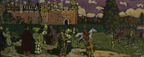 Kandinsky / Russian Scene / Tempera by klassik art