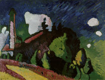 W.Kandinsky, Landschaft mit Turm von klassik art