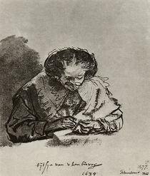 Rembrandt, Titia Uylenburgh / Drawing by klassik art