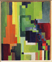 August Macke, Coloured Shapes II, 1913 by klassik art