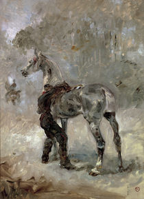 Toulouse-Lautrec, Artilleryman Saddling his Horse / 1879 by klassik art