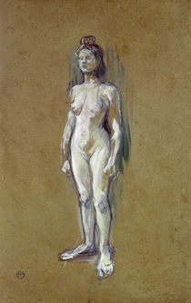 Toulouse-Lautrec, Stehender Frauenakt von klassik art