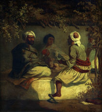 Turks in a Arbour / C. Spitzweg / Painting c.1838 by klassik art