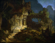 Spitzweg / Rock Chapel / Painting / 1865 by klassik art