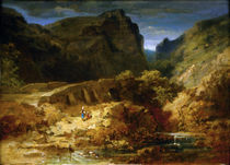 Spitzweg / Italian Landscape / Painting by klassik art