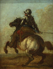 Equestrian Portrait / C. Spitzweg / Painting by klassik art