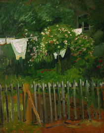 Macke / Laundry on clothesline / 1907 by klassik art