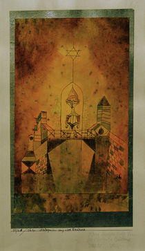 P.Klee, Arlequin auf der Brücke von klassik art
